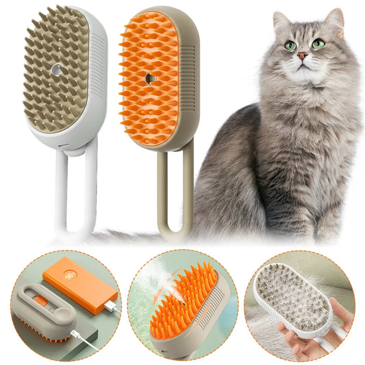 USB Rechargeable Cat Dog Grooming Comb