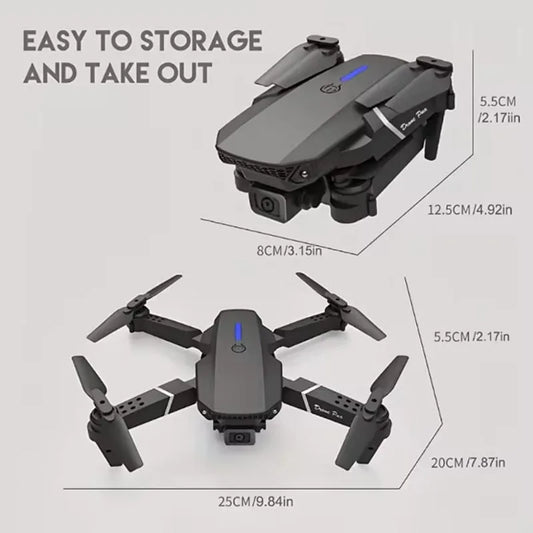 RC Drone 4K With 1080P Wide Angle