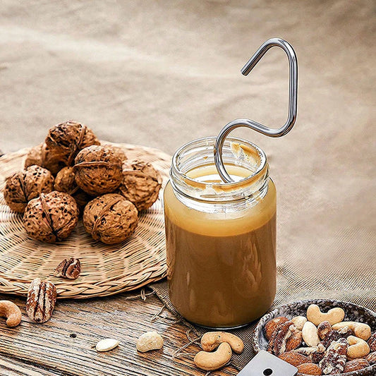Natural Peanut Butter Stirrer and Stainless Steel Mixer