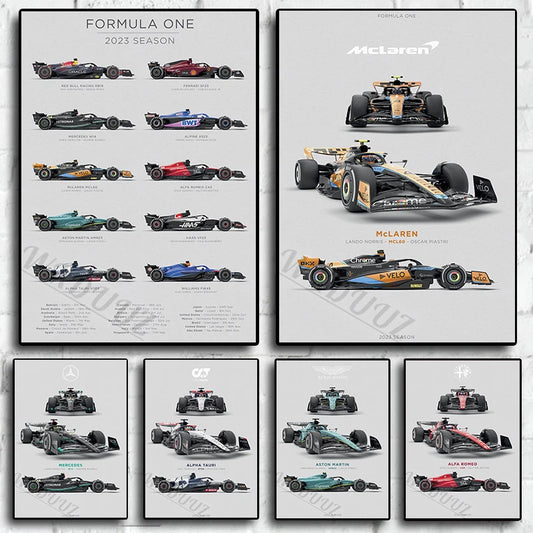 Season Retro Formula 1 80S Cars