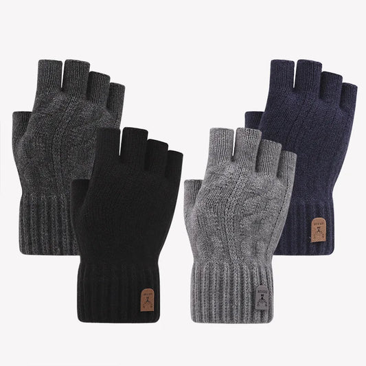 Half finger gloves for men