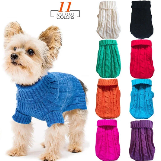Dog Winter Clothes Knitted