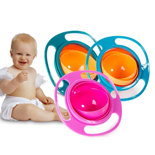 Baby Universal Gyro 360 Degrees Rotate Spill-Proof Feeding Dishes