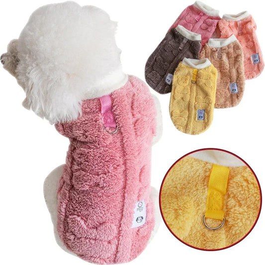 Soft Fleece Dog Clothes Winter Warm