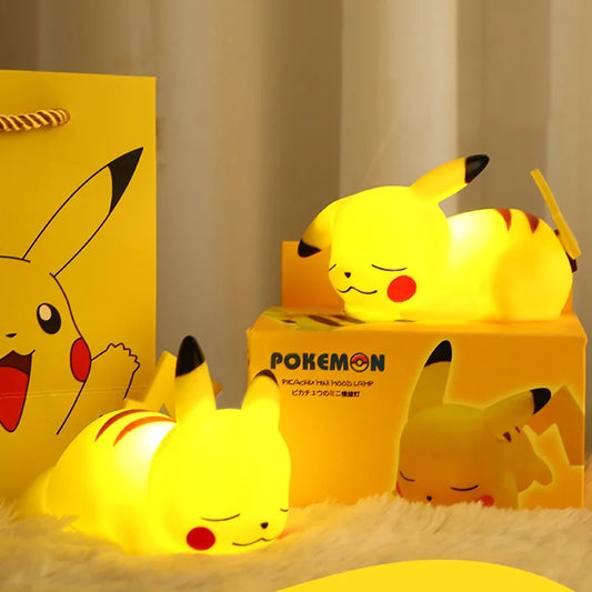 Pokemon Pikachu Night Light Glowing Children Lamp