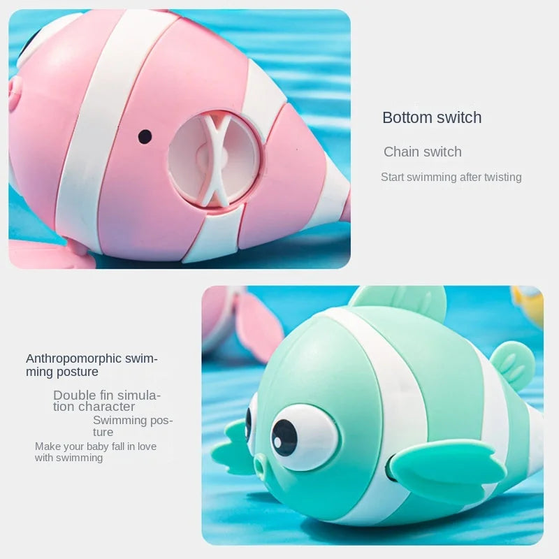 Baby Bath Toys Cute Swimming Fish