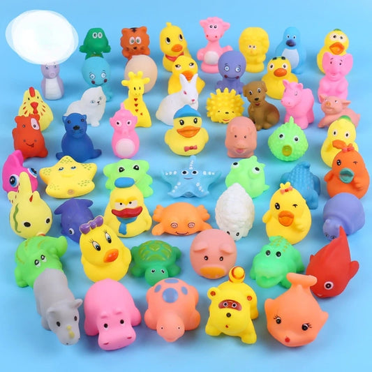 10PCS Set Cute Animals Swimming Water Toys