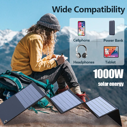 1000W Solar Panel Mobile Phone Power Generator